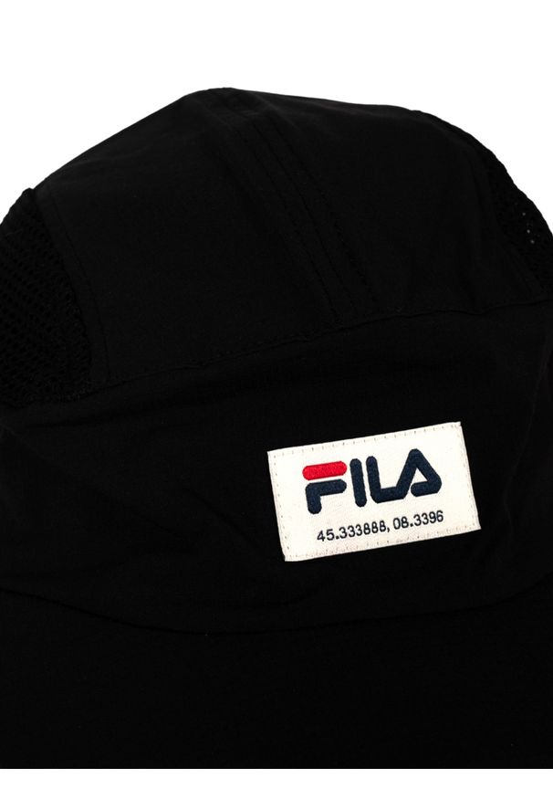 Fila Bejsbolówka "Tangier" | FCU0081 | Mężczyzna | Czarny. Kolor: czarny. Materiał: poliester. Wzór: aplikacja
