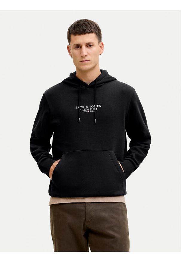 Jack & Jones Bluza Archie 12216335 Czarny Regular Fit. Kolor: czarny. Materiał: syntetyk