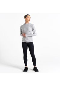 DARE 2B - Bluza sportowa z kapturem damska Sprint City. Typ kołnierza: kaptur. Kolor: szary. Sport: bieganie