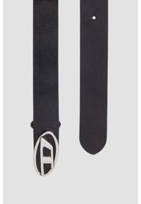 Diesel - DIESEL Czarny męski pasek B-1DR-LAYER, Rozmiar 100. Kolor: czarny #4