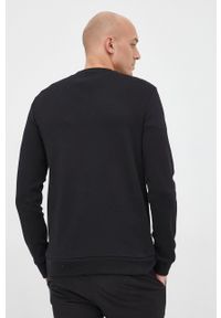 JOOP! - Joop! bluza bawełniana męska kolor czarny z nadrukiem. Kolor: czarny. Materiał: bawełna. Wzór: nadruk