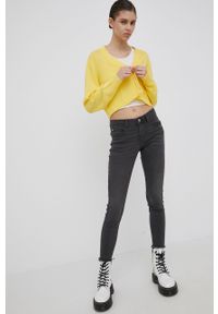 JDY jeansy damskie medium waist. Kolor: szary #2