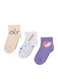 Skarpety długie Harry Potter. Kolor: beżowy