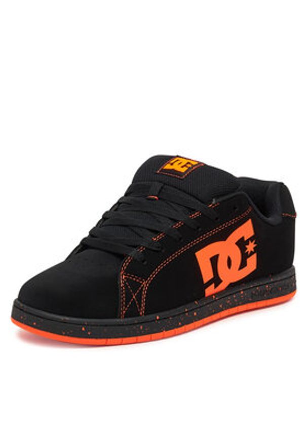 DC Sneakersy GAVELER ADYS100536-BO1 Czarny. Kolor: czarny. Materiał: skóra, nubuk