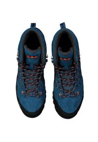 Buty trekkingowe męskie CMP Moon Mid WP. Kolor: niebieski. Materiał: guma, skóra, zamsz, materiał, syntetyk