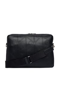 Calvin Klein Torba na laptopa Xl Emblem Aop LV04D3526G Czarny. Kolor: czarny. Materiał: skóra #6