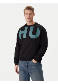Hugo - HUGO Bluza Nalfcrew 50552496 Czarny Loose Fit. Kolor: czarny. Materiał: bawełna #1