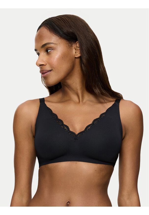 Triumph Biustonosz bezfiszbinowy Amourette 10210668 Czarny. Kolor: czarny. Materiał: syntetyk