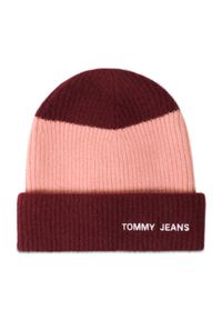 Czapka Tommy Jeans. Kolor: różowy