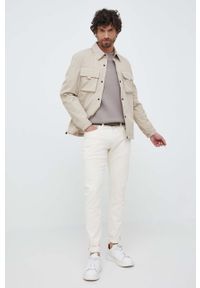 Pepe Jeans jeansy Stanley męskie. Kolor: beżowy #2