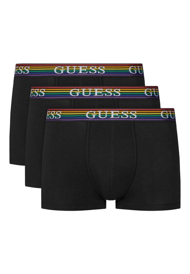 Guess Komplet bokserek U6GG31 KCD31 Czarny. Kolor: czarny. Materiał: syntetyk