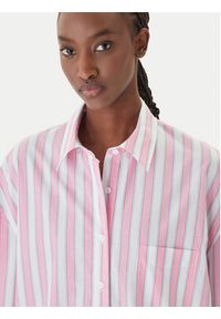 JOOP! Jeans Koszula Brenda 10100296 30101897 Różowy Oversize. Kolor: różowy. Materiał: bawełna #4