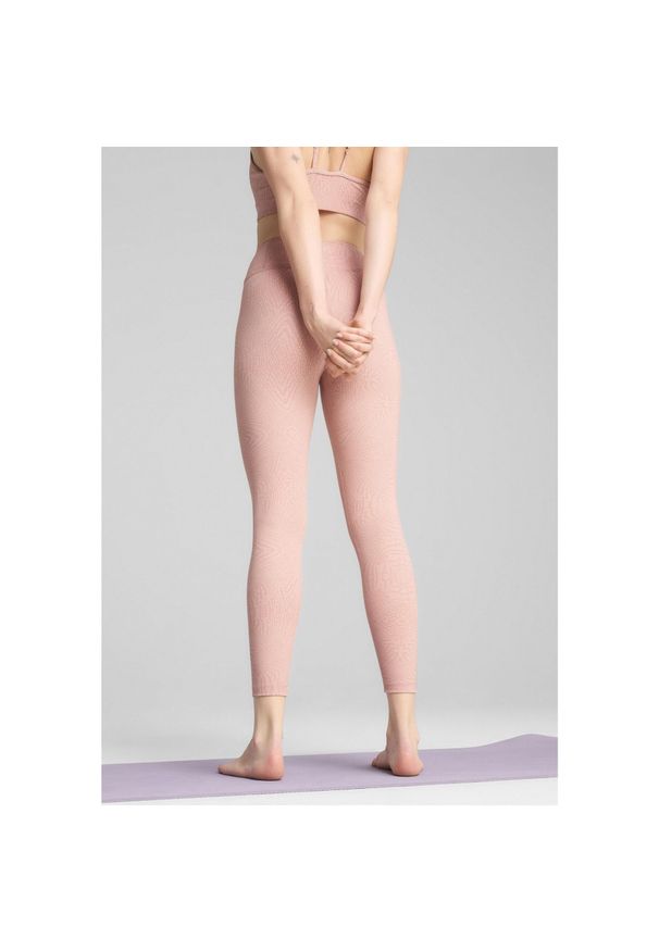 Puma - Damskie legginsy 7/8 z wysokim stanem MOVE CLOUDSPUN PUMA Rose Quartz Pink. Stan: podwyższony. Kolor: różowy. Materiał: materiał