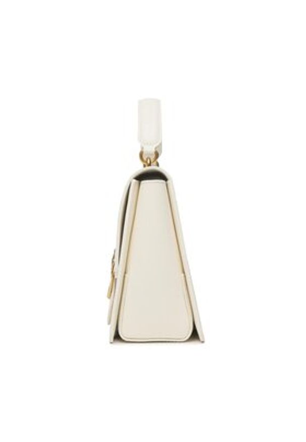 Pinko Torebka Love One Top Handle Classic Light PE 23 PLTT 100066 A0F1 Biały. Kolor: biały. Materiał: skórzane