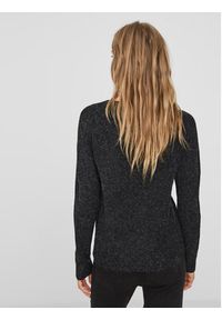 Vero Moda Sweter 10201022 Czarny Regular Fit. Kolor: czarny. Materiał: syntetyk #2