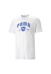 Puma - Koszulka fitness męska PUMA Performance Training Graphic. Kolor: biały. Sport: fitness #1