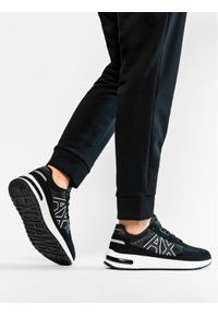 Armani Exchange Sneakersy XUX090 XV276 00002 Czarny. Kolor: czarny. Materiał: materiał #1