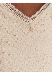 Guess Sukienka koktajlowa W6GK16 K2953 Beżowy Slim Fit. Kolor: beżowy. Materiał: syntetyk. Styl: wizytowy #3