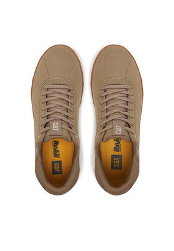CATerpillar Sneakersy Hex Canvas P726265 Beżowy. Kolor: beżowy. Materiał: materiał