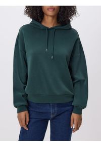 Reserved - Bluza z modalem - morski. Kolor: morski. Materiał: dzianina #1