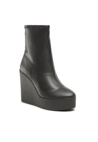 Botki Steve Madden Jassy SM11002158-02002-001 Black. Kolor: czarny. Materiał: skóra #1