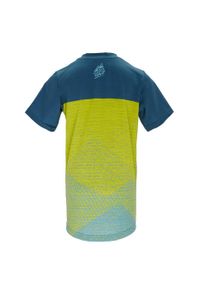 Koszulka rowerowa dziecięca Silvini Jersey Denni CD2283. Kolor: niebieski, wielokolorowy, żółty. Materiał: jersey