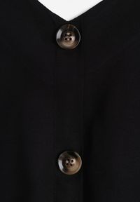 Renee - Czarna Sukienka z Wiskozy Kena. Okazja: na co dzień. Typ kołnierza: kokarda. Kolor: czarny. Typ sukienki: proste. Materiał: wiskoza. Długość rękawa: na ramiączkach. Sezon: lato. Styl: casual. Długość: maxi #3