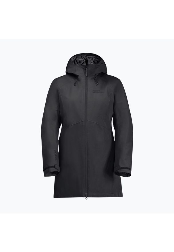 Kurtka zimowa damska Jack Wolfskin Heidelstein Ins. Kolor: czarny. Materiał: puch. Sezon: zima. Sport: turystyka piesza
