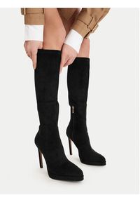 Nine West Kozaki CEO-DALAL-01 Czarny. Kolor: czarny. Materiał: materiał #8