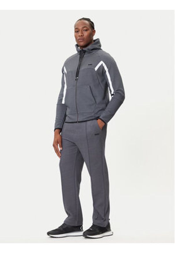 BOSS Spodnie dresowe TL 50543145 Szary Relaxed Fit. Kolor: szary. Materiał: syntetyk, bawełna