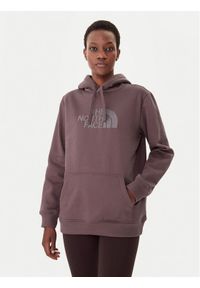 The North Face Bluza Drew Peak NF0A89EH Bordowy Regular Fit. Kolor: czerwony. Materiał: bawełna #1
