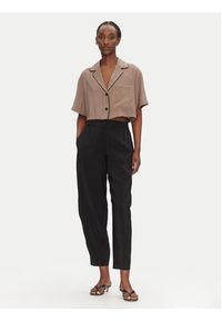 ACCESS FASHION Koszula 53-7043-405 Beżowy Loose Fit. Kolor: beżowy. Materiał: syntetyk #3