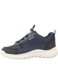 Geox - Buty GEOX J SIMBYOS BOY B ABX Niebieski. Kolor: niebieski. Materiał: syntetyk, tkanina. Sport: turystyka piesza