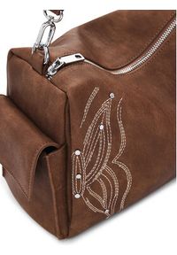 Desigual Torebka Habana 25SAXPAD Brązowy. Kolor: brązowy. Materiał: skórzane #6