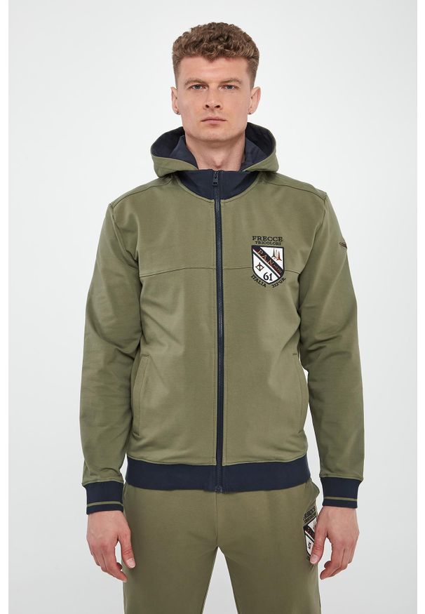 Aeronautica Militare - Bluza męska z odpinanym kapturem AERONAUTICA MILITARE