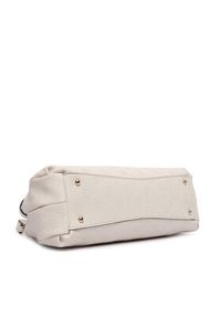 Guess Torebka Ella Logo HWPD97 46050 Kremowy. Kolor: kremowy. Materiał: skórzane #7