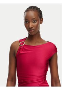 Marciano Guess Sukienka koktajlowa G6GK24 K3066 Różowy Slim Fit. Kolor: różowy. Materiał: wiskoza. Styl: wizytowy #2