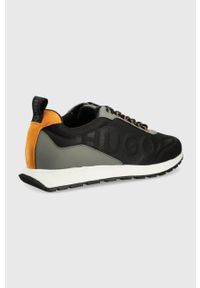 Hugo - HUGO sneakersy Icelin kolor czarny. Nosek buta: okrągły. Zapięcie: sznurówki. Kolor: czarny. Materiał: guma #5