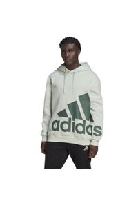 Adidas - Bluza polarowa z logo adidas Essentials Giant. Kolor: zielony. Materiał: polar