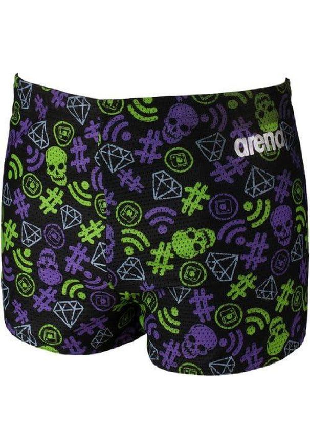 Spodenki do treningu oporowego z siateczki Arena AO Drag Suit Black. Kolor: czarny