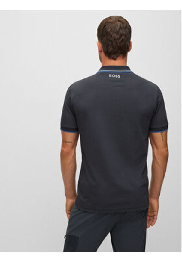 BOSS - Boss Polo Paddy Pro 50469102 Granatowy Regular Fit. Typ kołnierza: polo. Kolor: niebieski. Materiał: bawełna, syntetyk