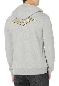 Bluza sportowa męska Quiksilver Quik Words. Kolor: szary. Materiał: bawełna, poliester