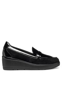 Geox Półbuty D Ilde D46RAB 02202 C9999 Czarny. Kolor: czarny. Materiał: zamsz, skóra