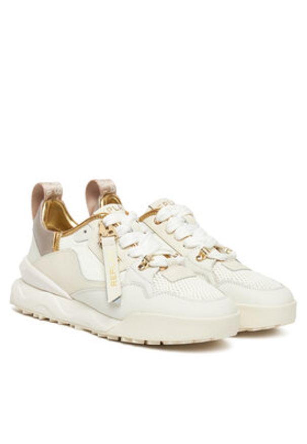 Replay - REPLAY Sneakersy Field W Speed 2 GWS9H .000.C0008L Écru. Materiał: skóra