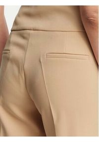 ACCESS FASHION Spodnie materiałowe 63-5022-135 Beżowy Flare Fit. Kolor: beżowy. Materiał: syntetyk #5