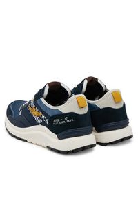 Aeronautica Militare Sneakersy 251SC286CT3543 Granatowy. Kolor: niebieski. Materiał: skóra, zamsz #4