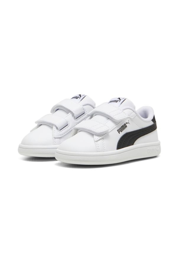 Puma - Sneakersy dla małych dzieci Smash 3.0 Nightkeeper PUMA White Black. Kolor: wielokolorowy, czarny, biały. Materiał: nylon. Szerokość cholewki: normalna