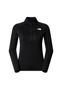 Bluza damska The North Face Meteora 1/4 Zip Fleece 0A8E2SJK31 - czarna. Kolor: czarny. Materiał: poliester, polar, dzianina. Styl: klasyczny. Sport: narciarstwo #1