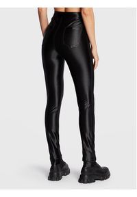 Glamorous Spodnie materiałowe YH2505 Czarny Slim Fit. Kolor: czarny. Materiał: syntetyk #2