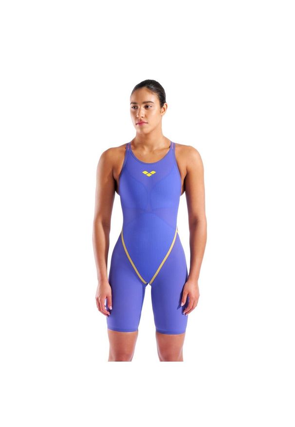 Strój Startowy Pływacki Damski Arena Primo Le Sl OB. Kolor: żółty, wielokolorowy, fioletowy